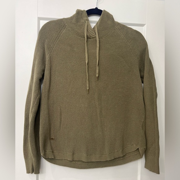 RALPH LAUREN Olive Green Hooded Sweater Lauren GREEN LABEL - Picture 2 of 7